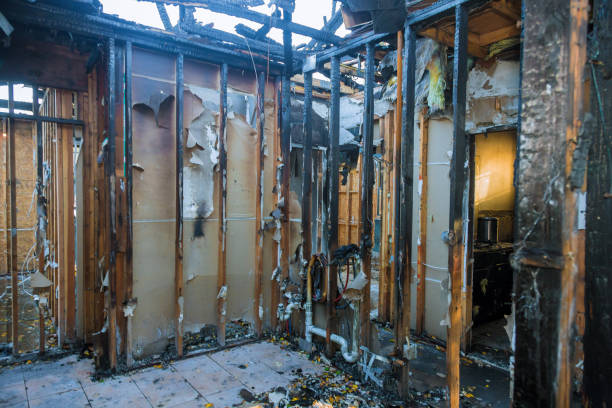 Professional Fire Damage Removal technician working in Blue Bell, PA